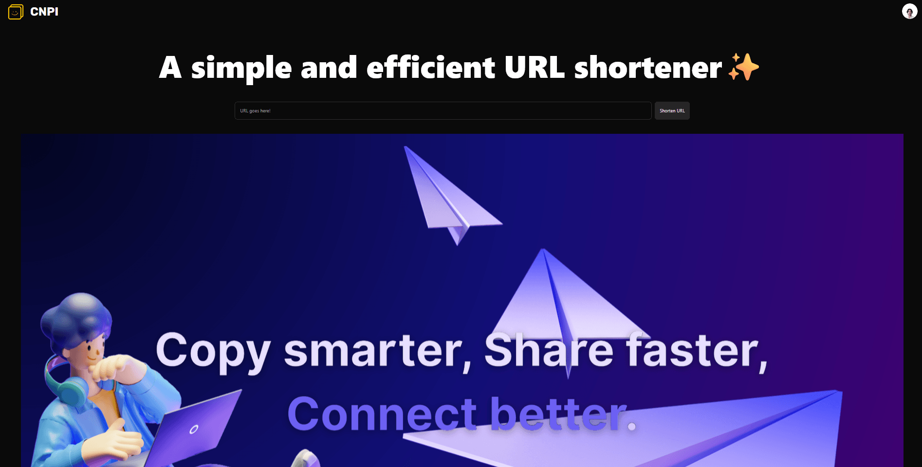 CNPI - Link Shortener — Full-Stack Developer